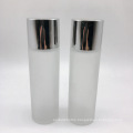 New Design 75ML Custom Frosted Glass Lotion Bottle Cylinder Lotion Packaging Bottle